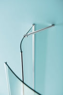 ZOOM LINE kwartronde douchecabine Rechts scharnierend chroom