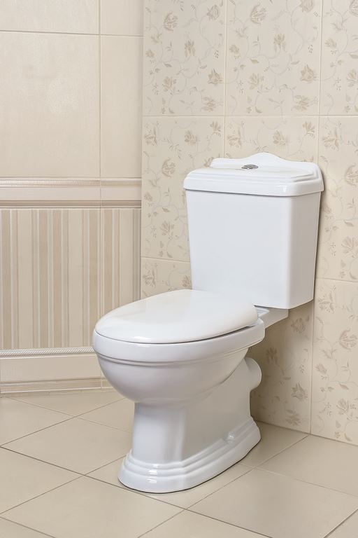 Kerra Retro Duoblok Toilet Staand Met Reservoir En Zitting