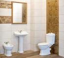 Kerra Retro Duoblok Toilet Staand Met Reservoir En Zitting