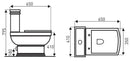 Staand Toilet Kerra Kleopatra Met Waterbesparend Reservoir