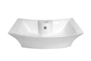 Opzet wastafel rechthoek 60x43x15 SaniPool Rettangolo