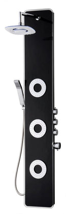 Douchepaneel Kerra Tore Black + massagejets