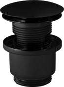 Zwarte klikwaste Logé black met overloop