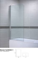 Kerra Cristal 1 badscherm 150x80cm helder glas