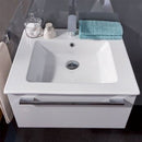 Wastafel onderkast met schuiflade 60x47x48 hoogglans wit