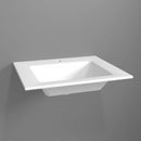 Keramische meubelwastafel 61x51x15 Laguna Kerano hooggl. wit