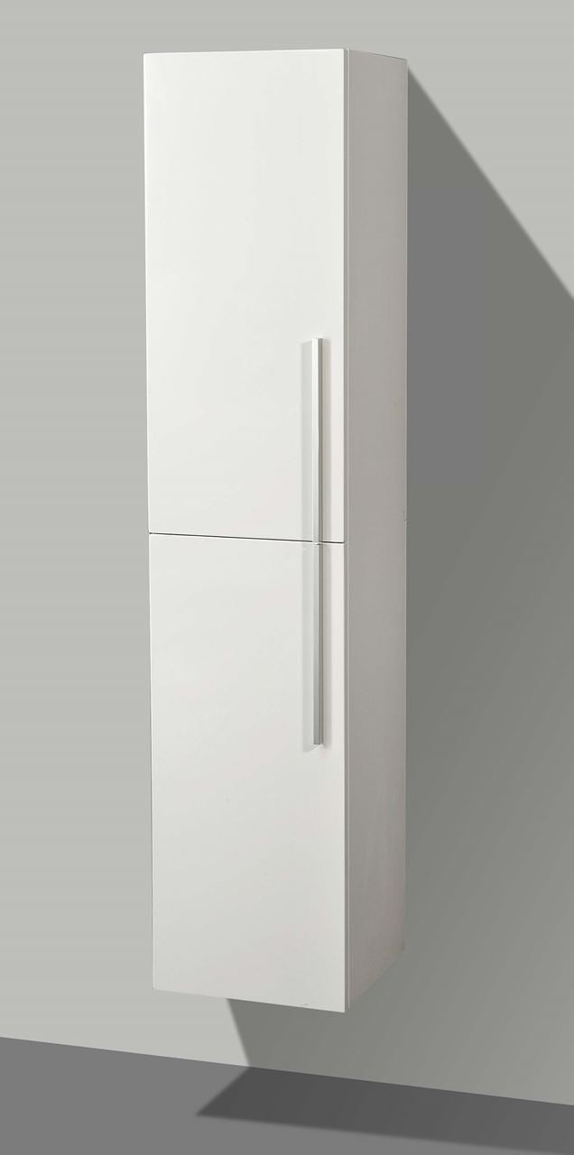 Hoge kolomkast 35x35x160 Glans Wit