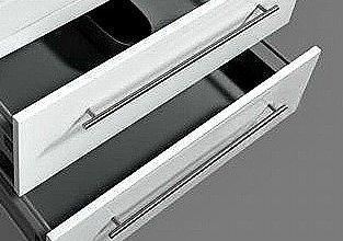 Hoge kolomkast 35x35x160 Glans Wit