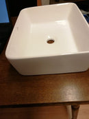 Opzet wastafel rechthoekig 47,5x37,5x13,5 Invena1058