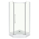 Kerra Glasgow douchecabine vijfhoek 90x90x190cm helder glas