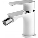 Bidet kraan Luzi Alea Chroom wit