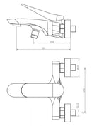 badmengkraan Luzi Aspe met omstelinrichting Eenhendel