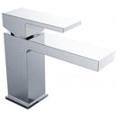 Wastafel mengkraan vierkant éénhendel Luzi Kvadrato