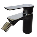 Bidetkraan Luzi Raila mat zwart/chroom