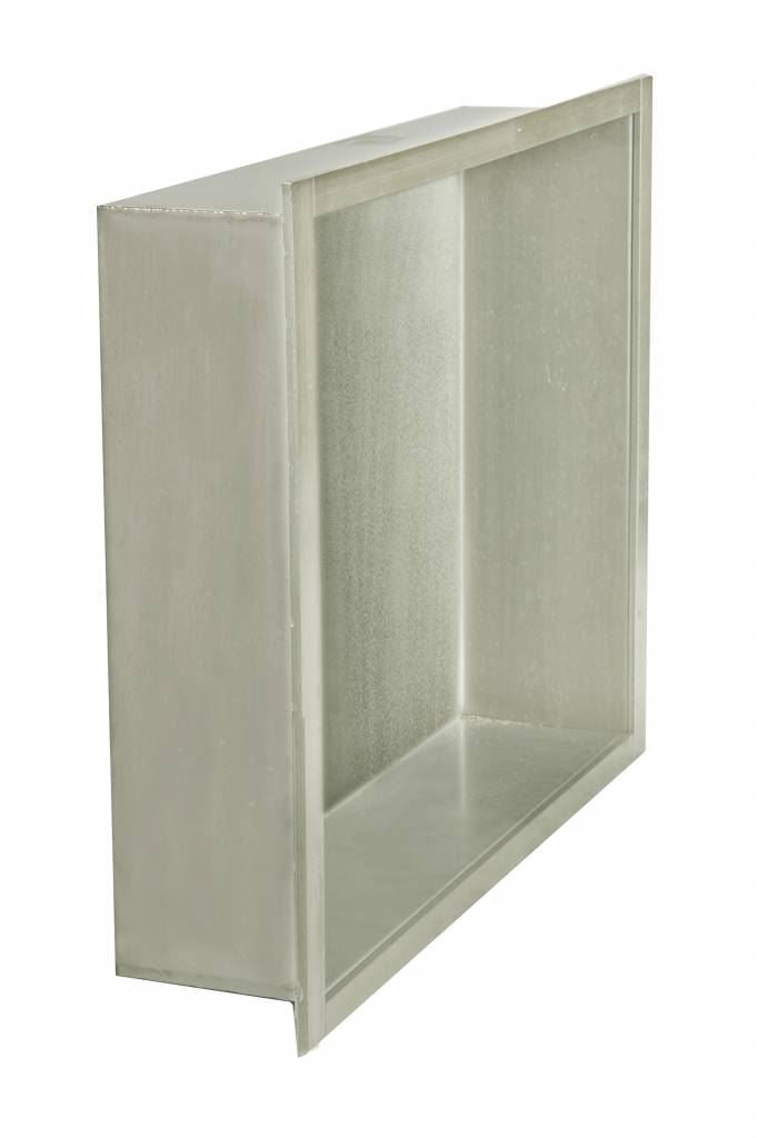 Luzi RVS inbouwnis 30x30x7