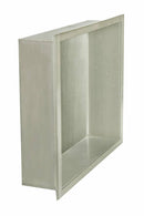 Luzi RVS inbouwnis 30x30x7