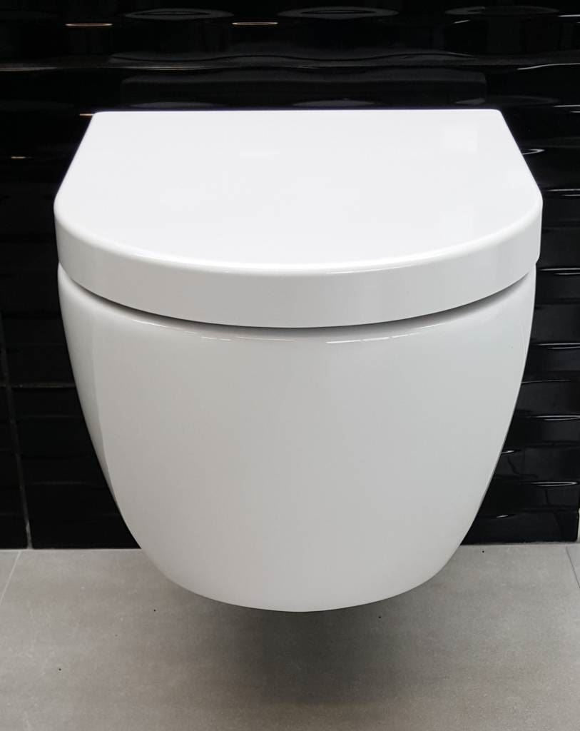 Rimfree Toilet 54Cm Luzi Easy Flush + Zitting