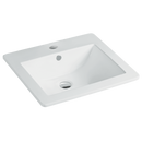 Kerra KR 709 inbouw wastafel 53x45 met kraangat