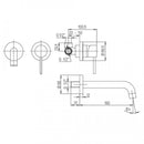 Luzi inbouw wastafelmengkraan eenhendel RVS
