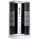 Gesloten douchecabine kwartrond Kerra Lisa 90x90x215