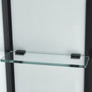 Gesloten douchecabine SKY3 120x80x225 kitvrij zwart