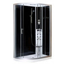 Gesloten douchecabine Vario rechts 120x80x215 kitvrij