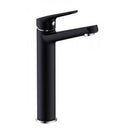 Hoge wastafel mengkraan Sanosoho black mat zwart