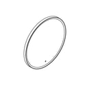 Badkamerspiegel Luzi Reflect Two 80cm rond met LED mat zwart