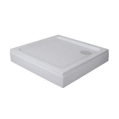 Sanotechnik Douchebak 80 x 80 x 15 cm Vierkant met Sifon Simply