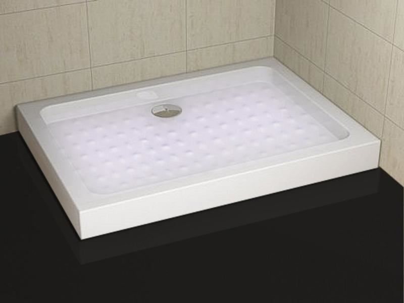 Sanotechnik Douchebak 70 x 90 x 12,5rechthoek met Sifon Simply