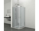 Douchecabine 90x90x195 kwartrond Elite Chroom antikalk