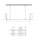 Vrijstaande douchewand 110x30x195 antikalk Sanotechnik Wide