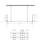 Vrijstaande douchewand 120x30x195 antikalk Sanotechnik Wide