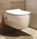 Rimfree toiletpot 54cm Luzi easy flush met bidet