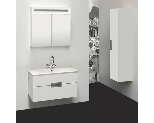 Badkamerkast 150x35x35 glans wit Sanotechnik Rave