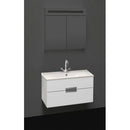 Badmeubel 90x52cm Sanotechnik Rave glans wit