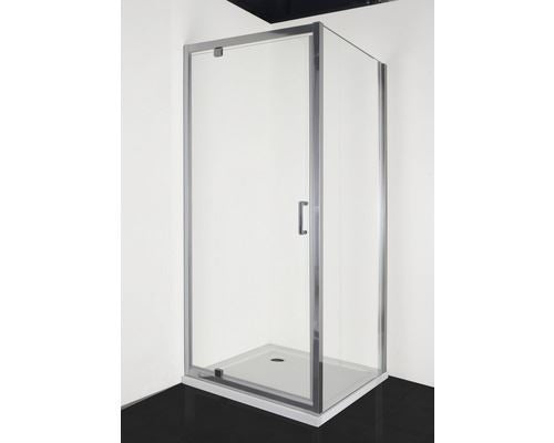 Draaideur Sanotechnik Elite chroom profiel 90x195 antikalk