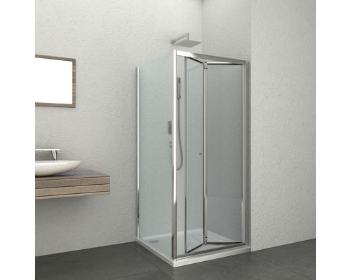 Douchecabine 80x80x195cm Elite met vouwdeur antikalk
