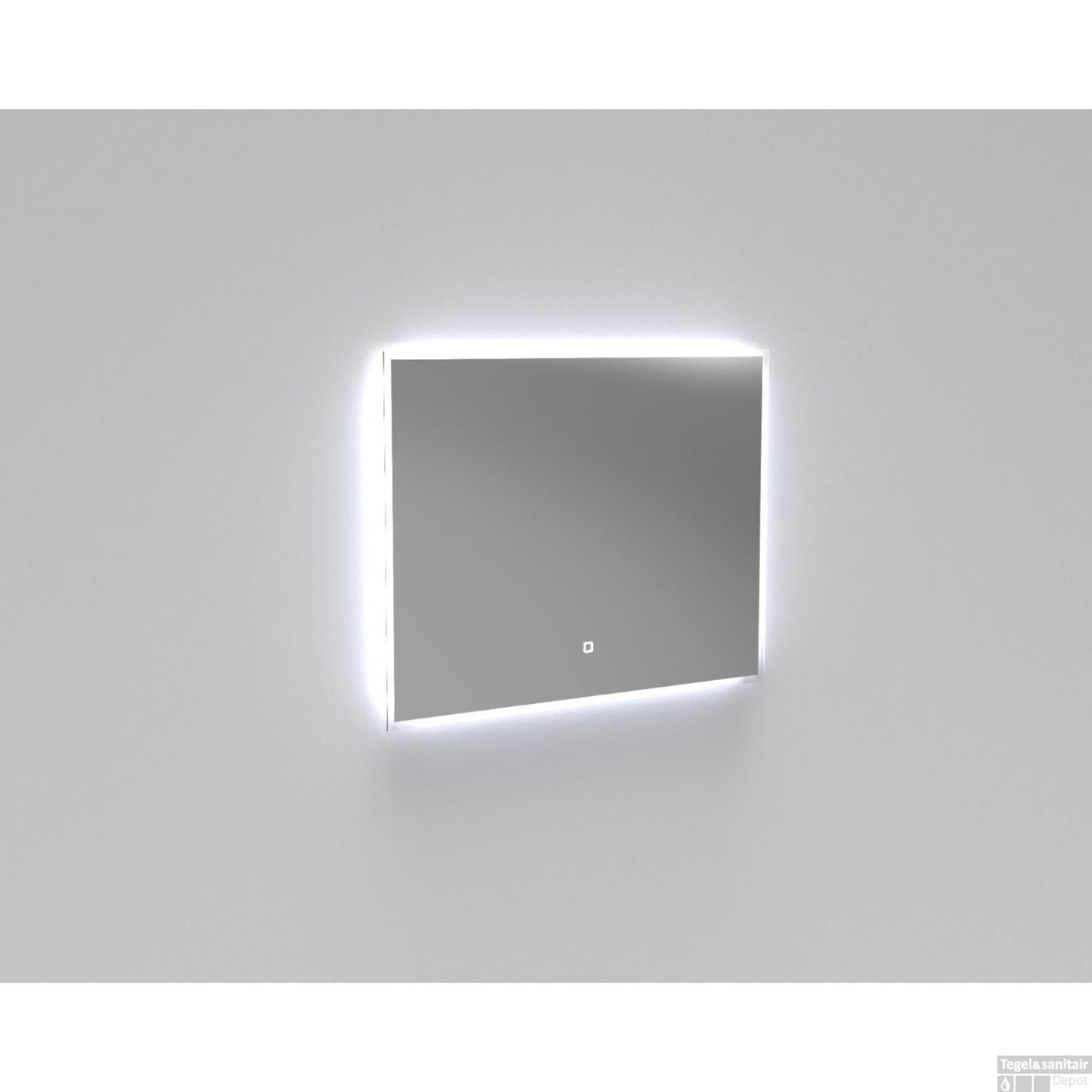 Badkamerspiegel 90x70 Reflect rondom LED verlichting