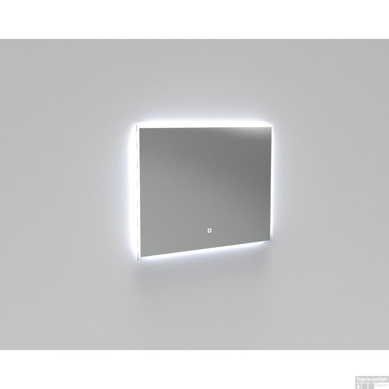 Badkamerspiegel 90x70 Luzi Reflect rondom LED verlichting