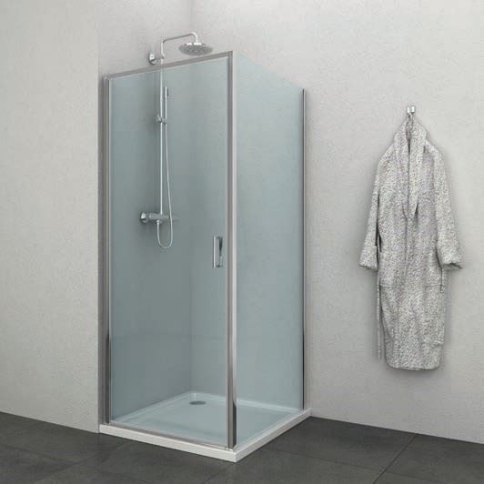 Douchecabine 90x90x195 vierkant Elite chroom antikalk