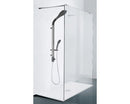 Vrijstaande douchewand 100x195 Freedom I antikalk