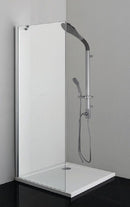 Douchewand 85x195 Young met antikalk behandeling chroom