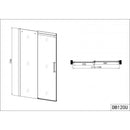 Nis schuifdeur 110-120x195cm Sanotechnik Elegance