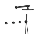 Inbouw doucheset 3 knops mat zwart Laveo Pretto