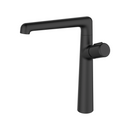 Wastafel mengkraan L-vorm mat zwart Laveo Pretto