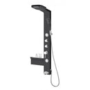 Sanotechnik Ibiza douchepaneel zwart