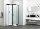 Douchecabine 80x80x195 kwartrond Soho Black