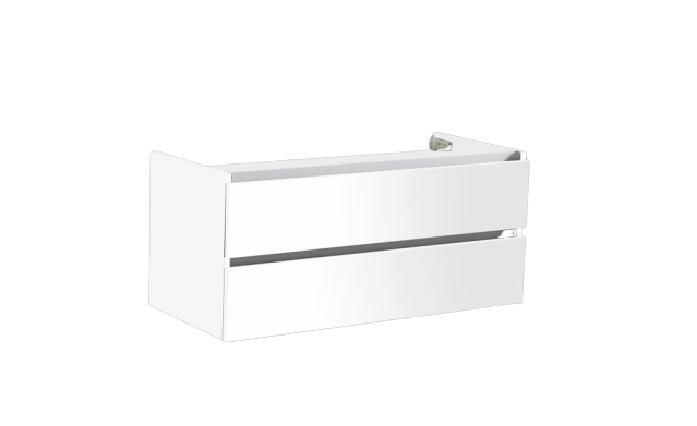 Badmeubel 140x47x52cm Luzi Trendline wit