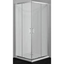 Douchecabine 80x80x195 schuifdeuren Elite chroom antikalk